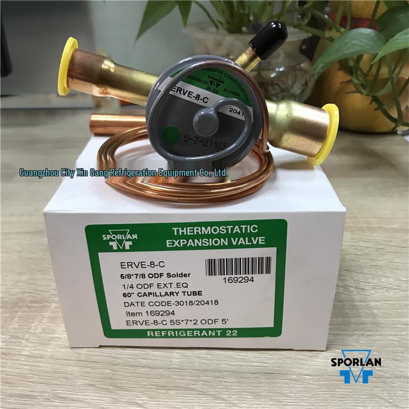 Sporlan Thermal Expansion Valve ERVE-5-C/8-C with Internal & External Balance 5-C