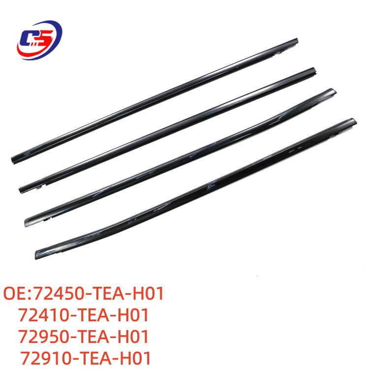 

Electroplated Sound Insulation Sealing Strip for 16-21 Honda Civic (Part 72410-TEA-H01) 72450-TEA-H01, 72410-TEA-H01, 72950/72910-TEA-H01