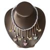 Stunning Butterfly Necklace Adjustable Length Necklace Alloy Material Neck Jewelry Perfect Gift for Fashion Forward Girl