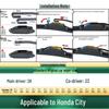 Honda City Frameless Silent Windshield Wiper Blade