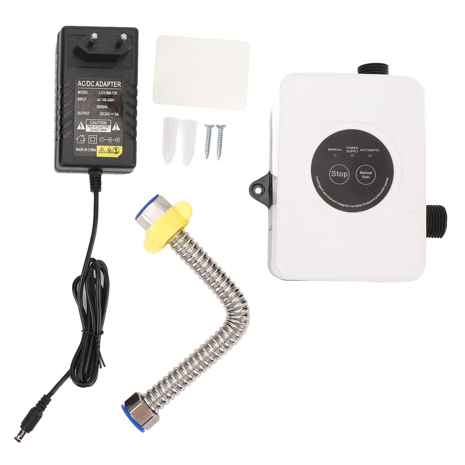 

100 Вт 24 В Насос для підвищення тиску води 32 л/хв 25 м підйом Автоматичний бустерний насос з постійним магнітом для Ш EU Plug