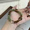 Natural Hetian Jade Bracelet New Chinese Style Vintage Jewelry Birthday Gift Women