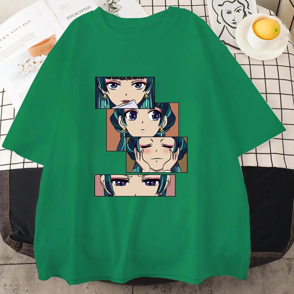 New Women's Anime Harajuku Shirt Cute Anime The Apothecary Diaries Graphic Women's T-Shirt Tops