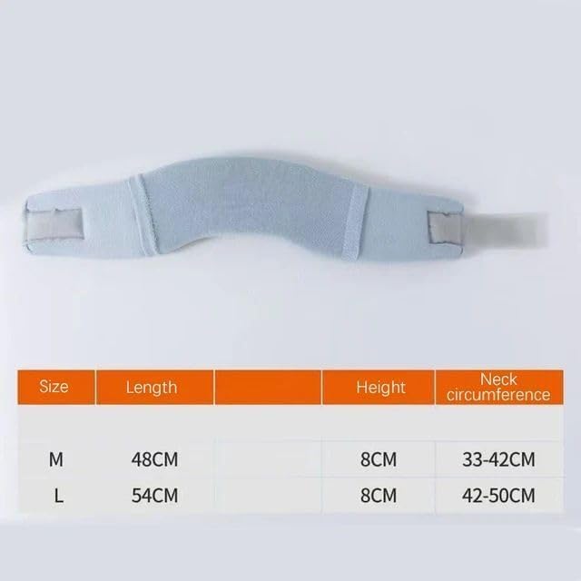 SVK DREAM Portable Travel Neck Brace Cervical Collar, Cervicorrect Neck Brace for Sleeping,Adjustable Neck Support Brace For Anti Snoring, Soft N