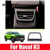 For Great Wall Haval H3 X-DOG 2024 2025  Carbon Fiber Car Center Control Panel Steering Wheel Trim Sticker Accessories
