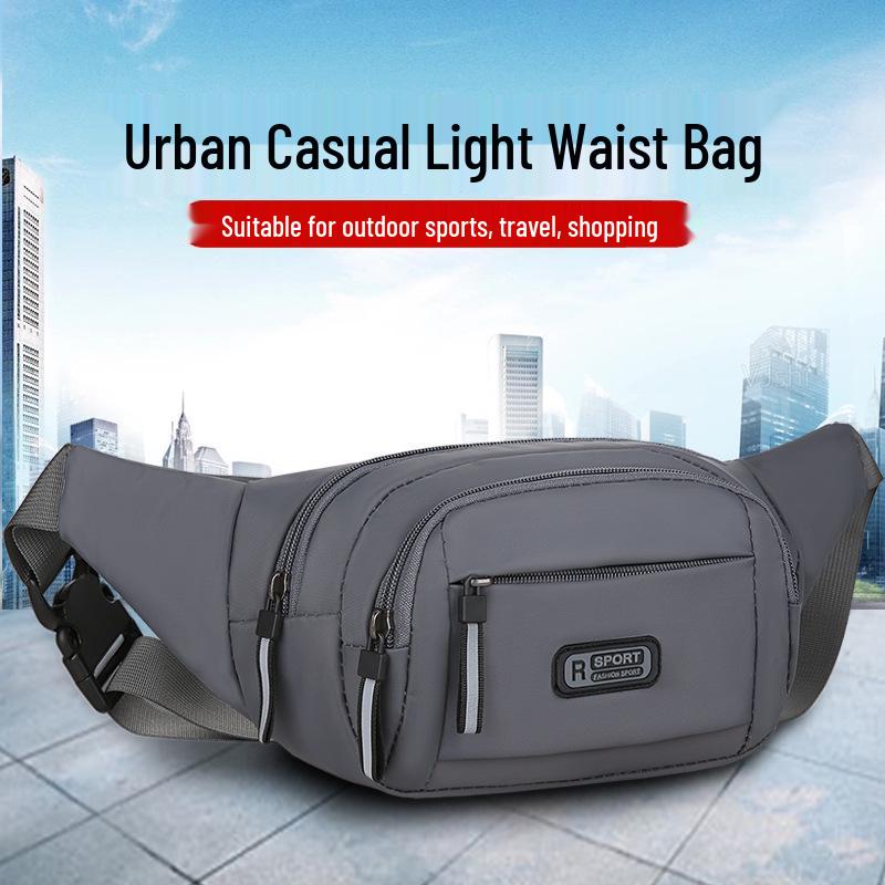 Waterproof Crossbody Waist Bag for Men and Women – Large Capacity Phone and Business Organizer