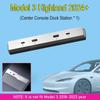 65W Expansion Dock Central Control Charging Shunt USB HUB Accessories Extender Fast Intelligent For Tesla Model 3 Highland 2025