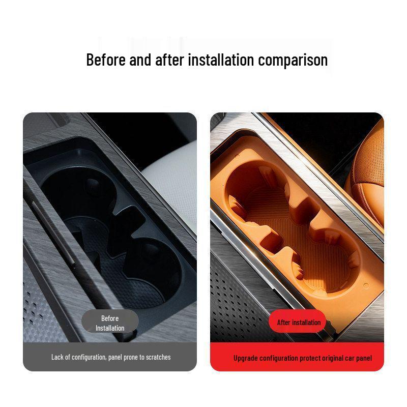 Silicone Mat for WEY Gaoshan 7/8/9 Cup Holder - Interior Storage Protection Cover