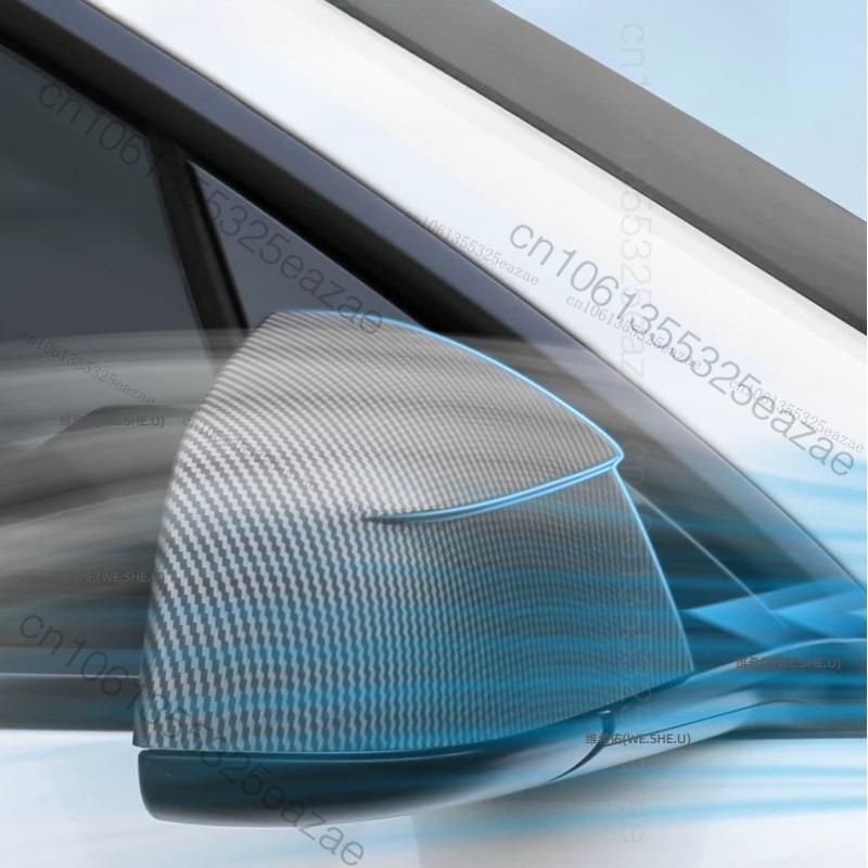 For Tesla Model YL Y Juniper 3 Highland 2026 Scratch-Resistant Smooth Rounded Edges Protective Car Rearview Mirror Decoration