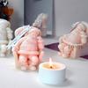 New Sleeping Santa Claus Silicone Candle Mold DIY Christmas Decoration Gypsum Resin 3D Crafts Casting Tools Home Gift Making