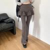 New Arrivals Open Run Women Frill Bootcut Side Strap Skirt