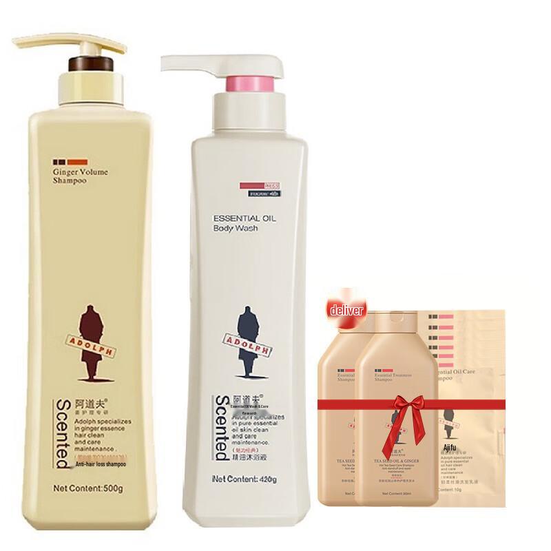 

Adolph Ginger Anti-Hair Loss Shampoo & Shower Gel Set