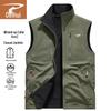 DELHUI Men's Reversible Stand-Collar Workwear Vest