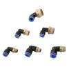 1/8" 1/4" 3/8" 1/2" External Thread Elbow Quick Connector 10mm 8mm 6mm Pipe Connection Interface Garden Irrigation Connectors
