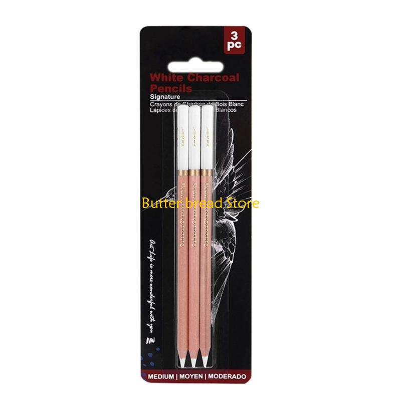 

W89C 2/3/4x/Набор Белые Угольные Карандаши Осветляющий Карандаш Рисовальные Карандаши для Художника