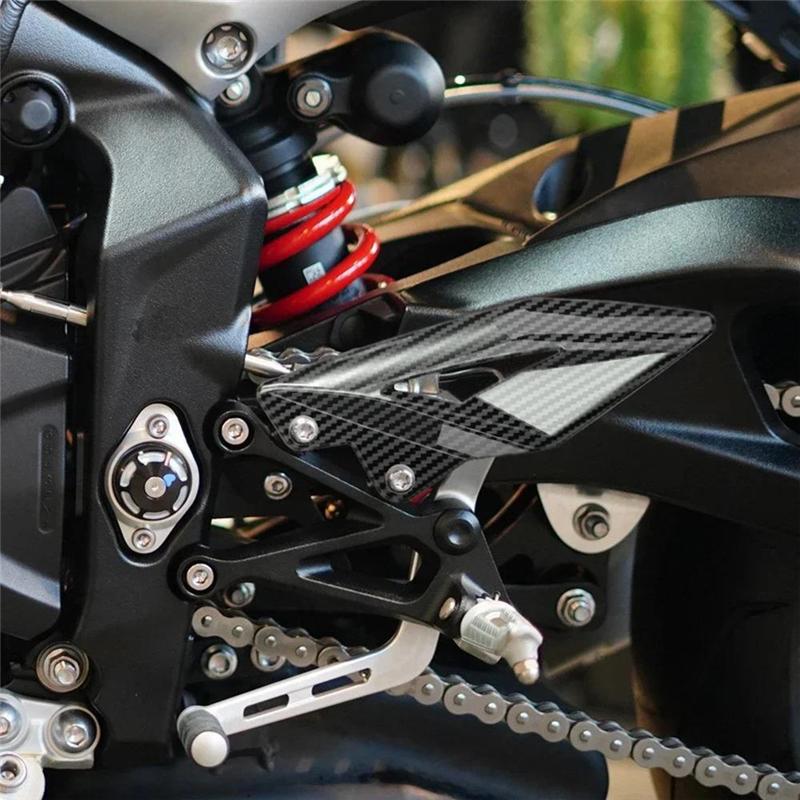 Foot Pedal Heel Guard Plates For Triumph Street Triple 765R 765RS 2016-2024 Motorcycle Decoration Parts A