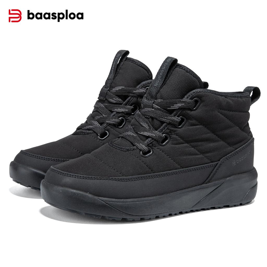 Women's snow boots outdoor waterproof non-slip warm short boots women's  casual hiking shoes cold-proof boots wool lining short barrel winter boots