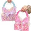 5 Stück Schmetterling Hand-Blumenbox Transparentes PVC, Universelles Blumenladen-Verpackungsmaterial für Festivals, Valentinstagsgeschenk