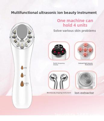 Introductor Iónico Ultrasónico Multifuncional Vibración Exportación Rejuvenecedor de Luz de Color Masaje Instrumento Electrónico de Belleza