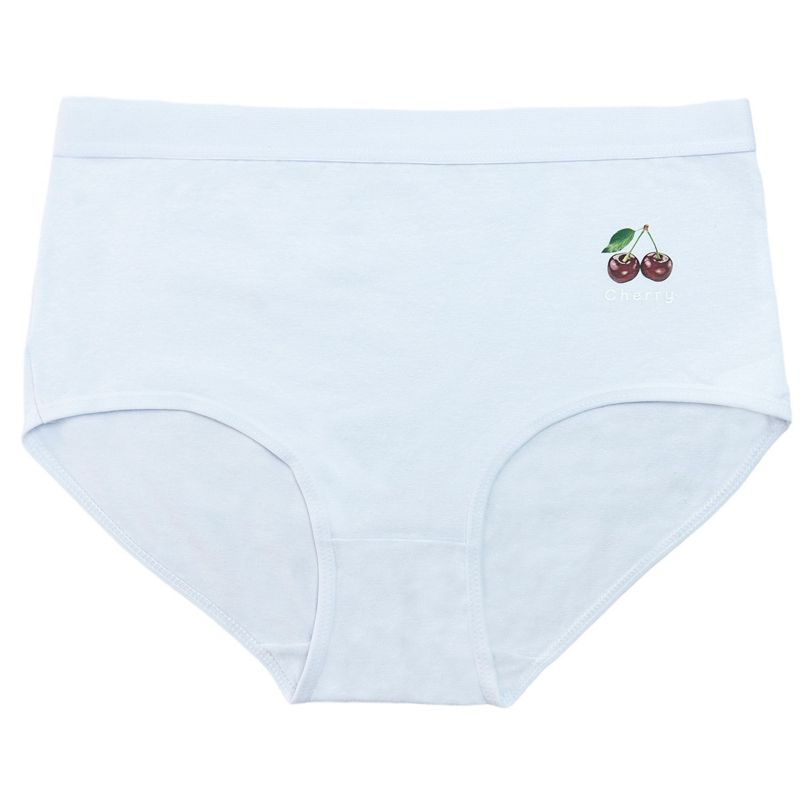 Women's Fruit-Patterned Embroidered Panties Comfortablfe Briefs