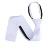 Knitted Fabric Knitted Tie Zipper Closure Flat Head Tie Fashion Automatic Zipper Tie  Dress Shirts