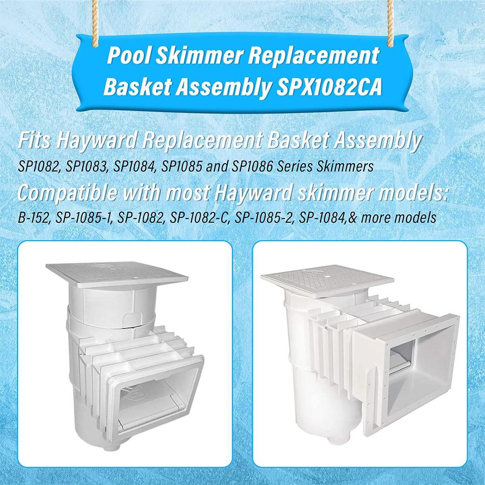 Swimming Pool Skimmer Basket for Inground Pool Swimming Pool Skimmer Basket Replacement for Hayward SPX1082 B-152 Skimmer Models