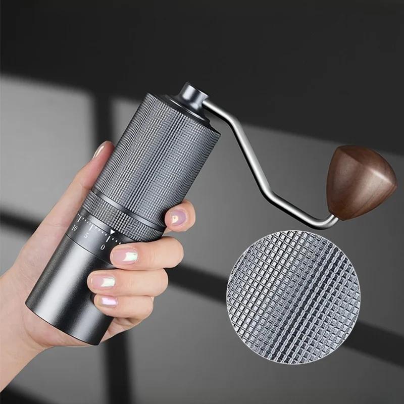 Manual Coffee Grinder Portable Adjustable Espresso Spice Pepper Mill Stainless Coffee Bean Grinder Kitchen Tool Coffee Accessory