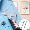 Versatile Half-round Head Nails Picture Frame Tacks for Various Surfaces 50 Pack