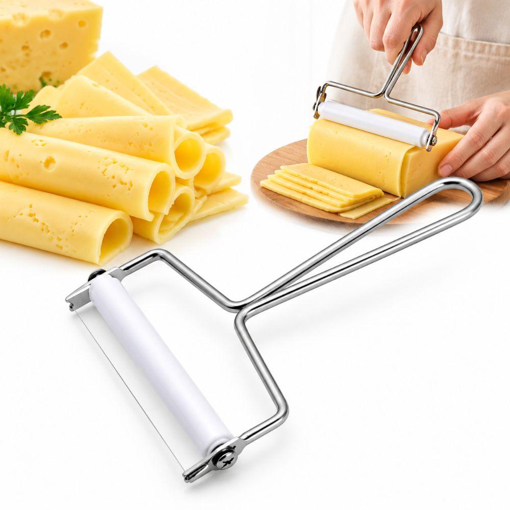 Wire Handle Cheese Cutter Non Slip Grip Butter Cutter New Slicing Tool Kitchen Gadget
