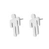 Unique Silver Earrings Compatible with Women by Billie Eilish One Pair Included