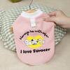 Pet cat vest dog clothes spring and autumn summer new thin