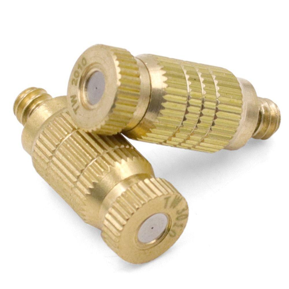 High Pressure Atomizer Nozzle Landscaping Greenhouse Irrigation Brass Misting Nozzles Anti-Drip Air Humidification