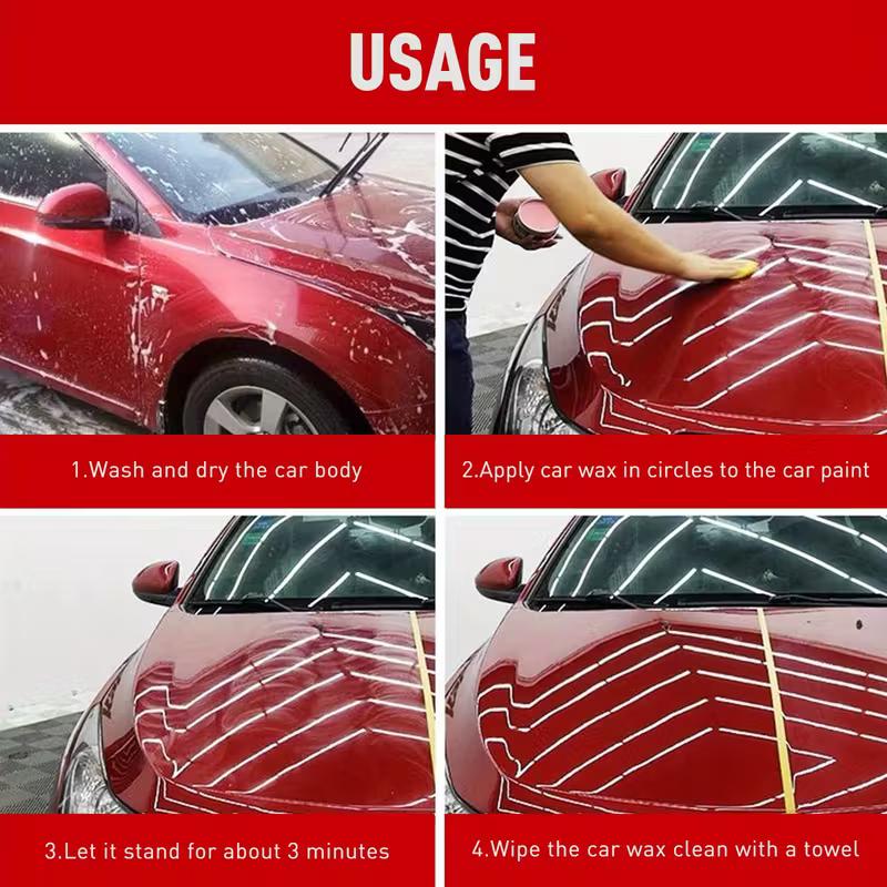 Rote Autowachs Politur-Kratzerentferner & Glanzverstärker für rote Fahrzeuge-Lackschutz & Glanz-Auto Must Haves Detailing Zubehör