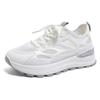Mesh Breathable Thin Women's Shoes 2025 Summer New Lightweight and Versatile Casual Sports Shoes Thick-soled Non-slip White Shoes