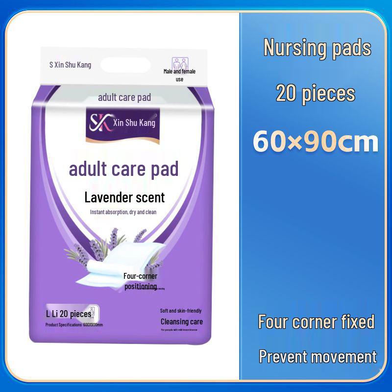 

Lavender Scented Odor-Removing Disposable Urine Pad, 60x90cm, Thick and Absorbent for Postpartum Care