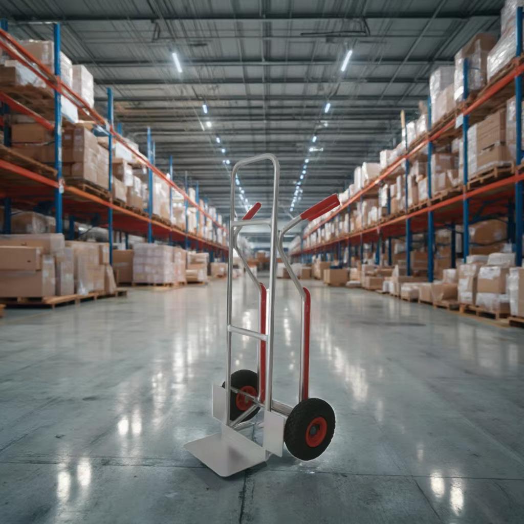 Easy Fold Up and Storage Commercial or Residential Use Heavy Duty Extrusion Rail Hand Truck Trolley Heavy Duty