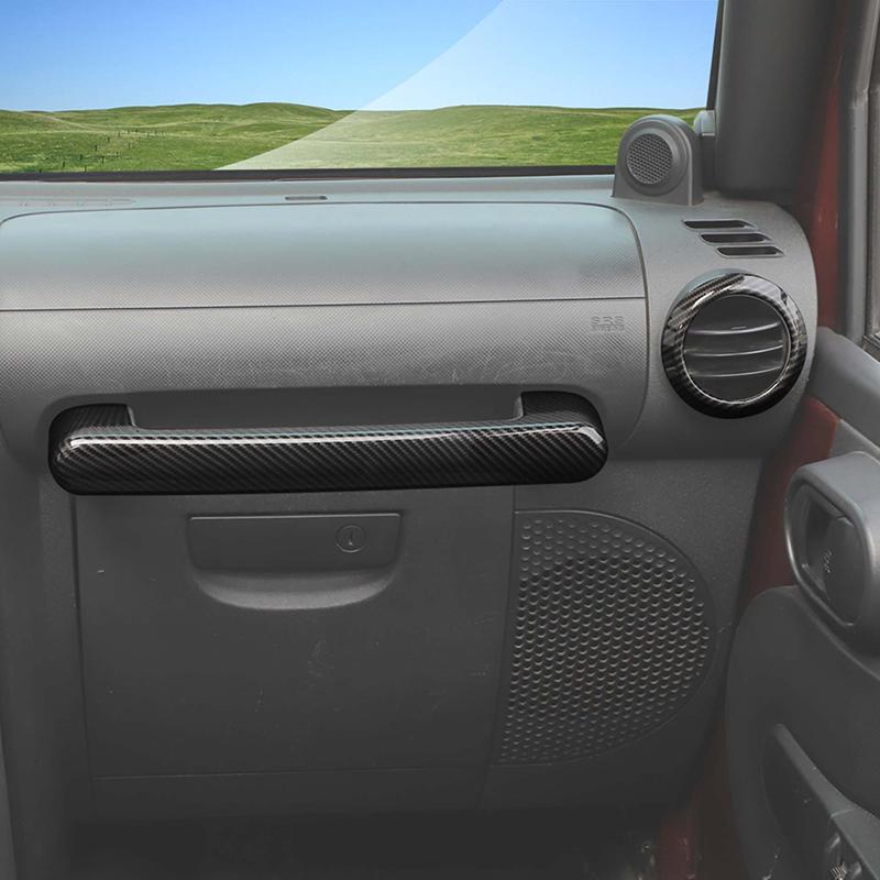 Panel de Control Central, decoración del volante, Kit Interior apto para Jeep Wrangler JK 2007-2010, accesorios para coche