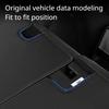 For Tesla Model 3 Highland 2025 Rear Seat Back Cover Leather Second Row Seats Backrest Protector Mat Car Interior Anti Kick Pads