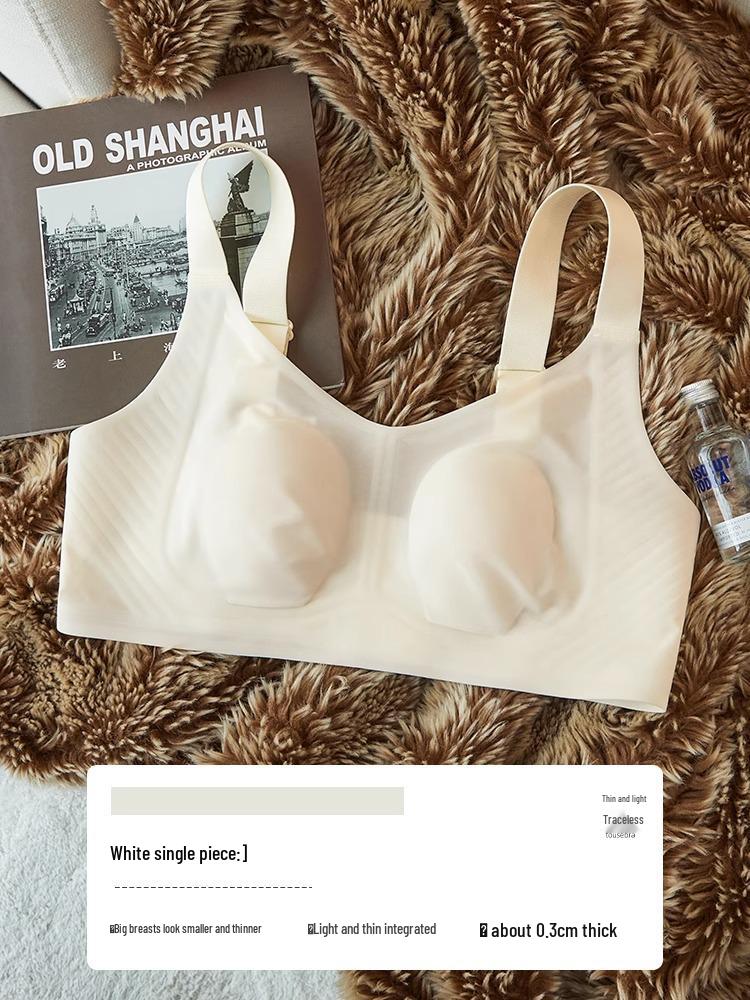 Women's Bust Minimizer: Ultra-Thin Support, Anti-Sag Seamless Cool Full Cup Bra for Summer