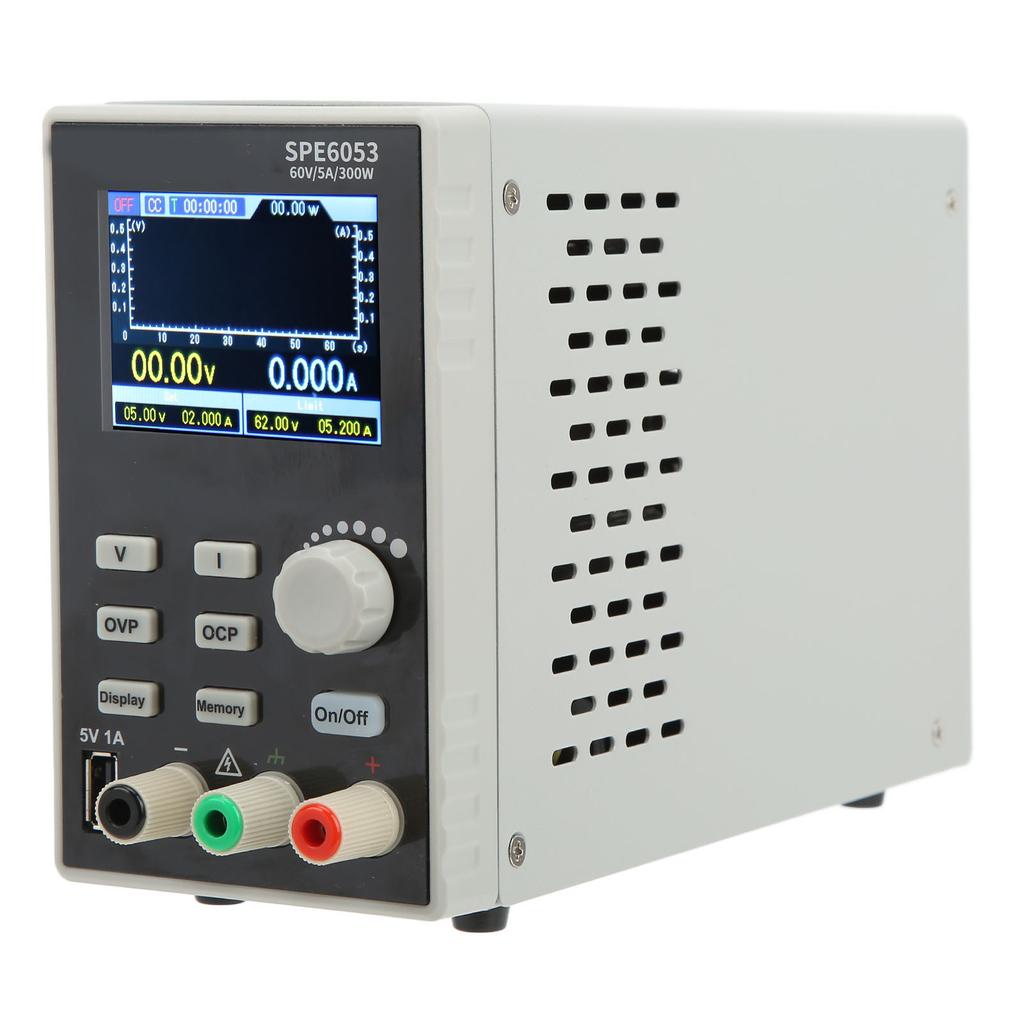 Single Channel DC Power Supply 150W‑300W Digital Power Source for Mobile Phone Laptop RepairEU Plug 200‑240V SPE6053