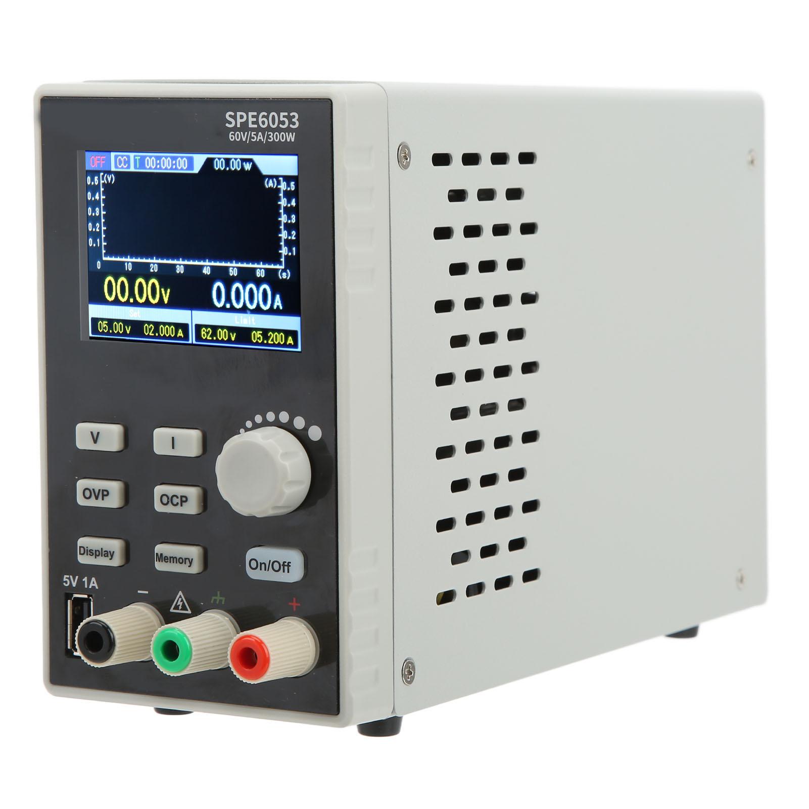 

Одноканальний блок живлення постійного струму 150 Вт-300 Вт Цифрове джерело живлення для ремонту мобільних телефонів, ноутбуків Вилка ЄС 200-240 В SPE6053