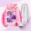 Kinder Hoodie Sets Kpop Dämonenjäger Saja Jungen Pullover Mädchen Jungen Sweatshirts Anime Trainingsanzug Herbst Lässig Kinderkleidung