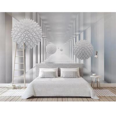 Wallpaper Building Space Extension Wall Mural Polygonal Ball Mural Living Room Bedroom 3d Wallpaper Home Decor
