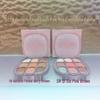 Raqi Cloud Yarn Powder Mist Eyeshadow Palette Q2218: Nine-color Pearlescent Multi-use Palette.