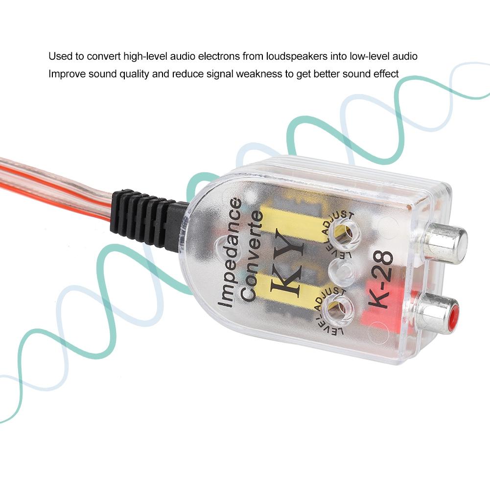 Car Stereo Subwoofer High Turning High To Low Frequency Output Audio Converter