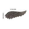 Elegant Vintage Inspired Angel Wing Jewelry Pin with Sparkling Crystal Stylish Rhinestones Brooch Clothing Accessories