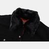 Levis Solid Color Button-Down Casual Long Sleeve Denim Jacket Women Jackets Black 17356-0000