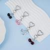1PC Luxury Cherry Keychain for Women Decoration Designer Cherry Pendant Wallet Decor Fruit 7.5x2.6cm