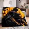1pc Batman Flannel Throw Blanket Lightweight Soft Warm All Season Blanket for Sofa, Bed, Travel, Camping L1024170