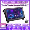Android Car-Play Car Radio For Toyota Tundra Sequoia 2008-2017 Multimedia Player Head Unit Stereo GPS Navigation BT WIFI,2+64GB